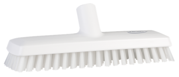 Cepillo con Paso de Agua para Fregar Pisos Vikan® 270 mm – Cerdas Muy Duras, Alta Resistencia y Codificación por Colores