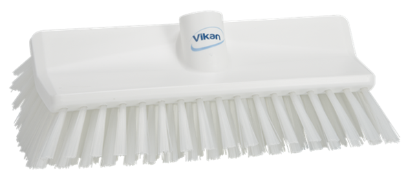 Cepillo Angular Vikan® 265 mm – Cerdas Medias para Desagües, Bordes y Juntas con Codificación por Colores