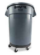 PLATAFORMA CON RUEDAS DOLLY Brute Negro 121 L Rubbermaid