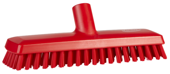 Cepillo con Paso de Agua para Fregar Pisos Vikan® 270 mm – Cerdas Muy Duras, Alta Resistencia y Codificación por Colores