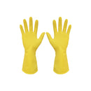 Guantes Domésticos Amarillos de Látex Reutter – Reutilizables, 12 pares