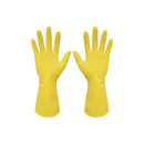 Guantes Domésticos Amarillos de Látex Reutter – Reutilizables, 12 pares