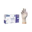 Guantes de Examinación de Látex sin Polvo Top Glove® de Reutter – Color Blanco, Caja de 100 Unidades