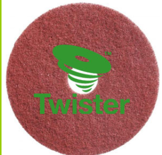 DISCO DIAMANTADO limpieza para piso TWISTER DECAPADO TXP 17" (2un)