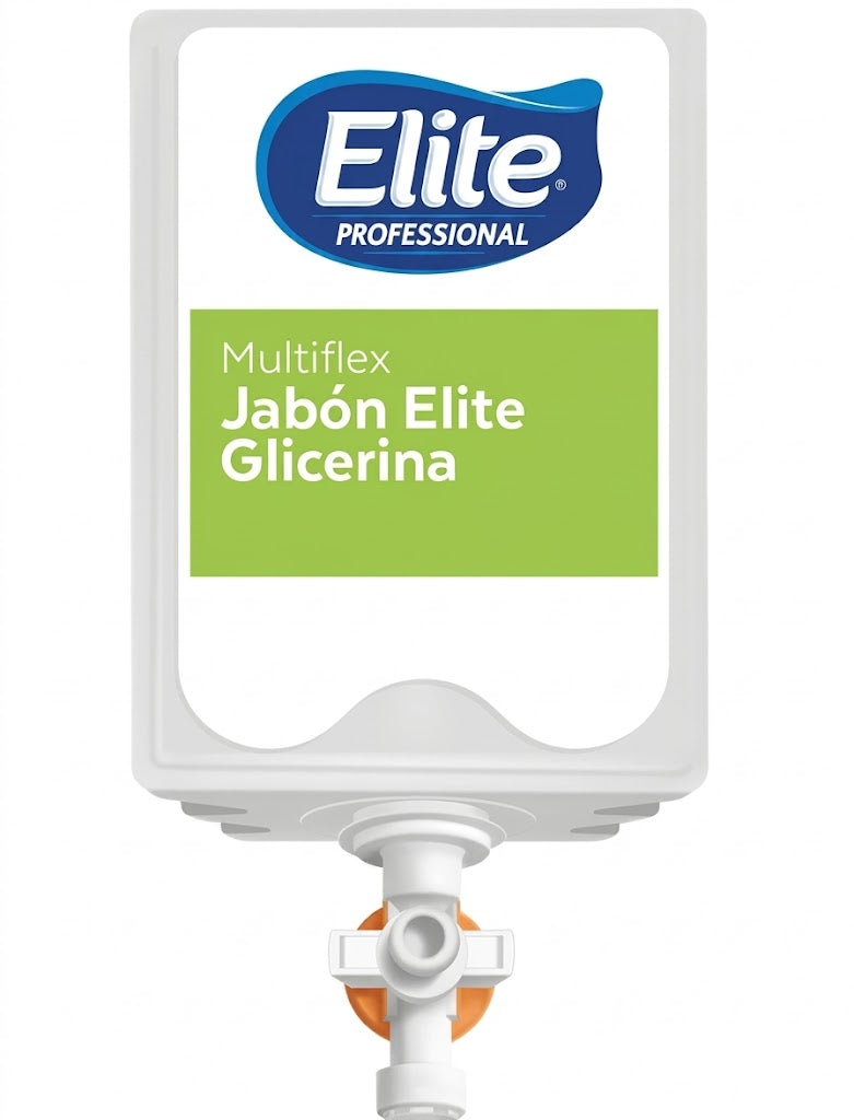 Caja de Jabón de Manos Elite Multiflex Glicerina 6 Unidades de 1L (Cod. 98148).