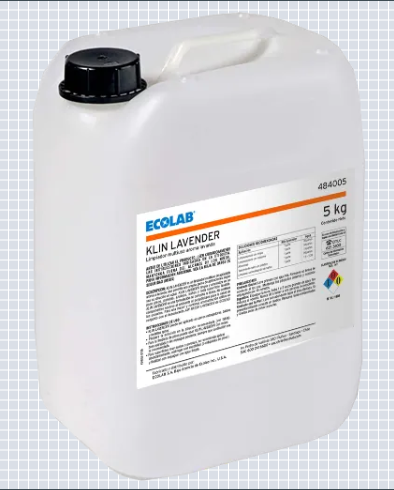 KLIN LAVENDER ECOLAB® - Limpiador Multiuso con Aroma Floral para Pisos y Superficies Lavables - (5LT)