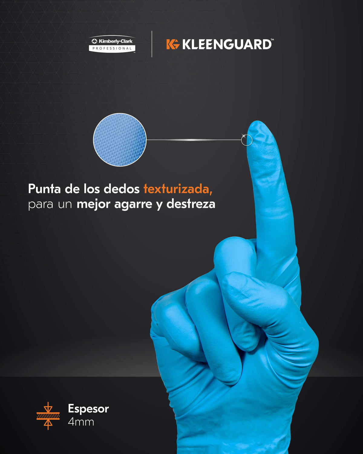 Guantes de Nitrilo Kleenguard® G10 | Alta Sensibilidad y