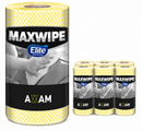 Paños Industriales Maxwipe 80 Elite Professional Color Amarillo (Cód. 40971). 6 Rollos de 80 paños.
