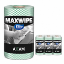 Paños Industriales Maxwipe 80 Elite Professional Color Verde (Cód. 40968). 6 Rollos de 80 paños