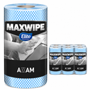 Paños Industriales Maxwipe 80 Elite Professional Color Azul (Cód. 40969). 6 Rollos de 80 paños