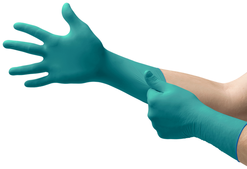(PROXIMAMENTE) Guantes desechables MICROFLEX® 93-260 Verde resistentes a químicos - (25 par)