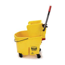 Carro Balde Escurridor 33 L WaveBrake® AMARILLO RUBBERMAID
