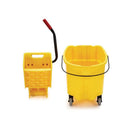 Carro Balde Escurridor 33 L WaveBrake® AMARILLO RUBBERMAID