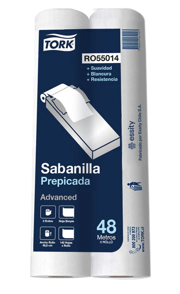 Sabanilla Rollo Tork Universal - (8Rollos x 48 metros)