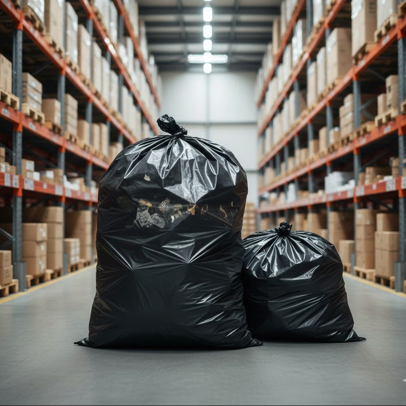 Black Garbage Bag 50cm X 70cm - (100 Units)