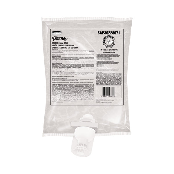 Jabon Espuma Automatico Kleenex Dermo - (4 Unidades x 1000ml)