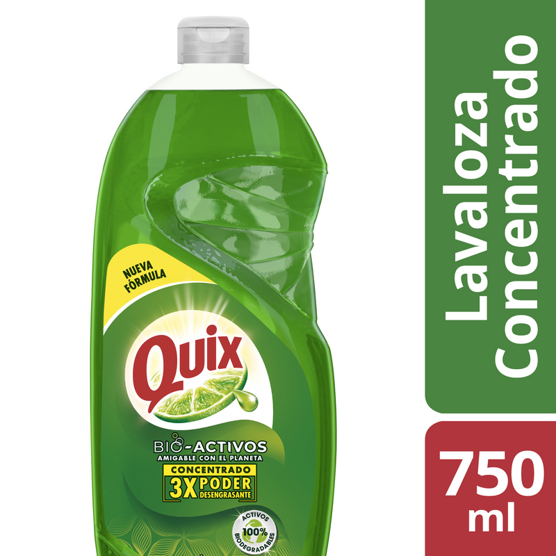 Quix dishwashing lemon concentrate - (750 ml)
