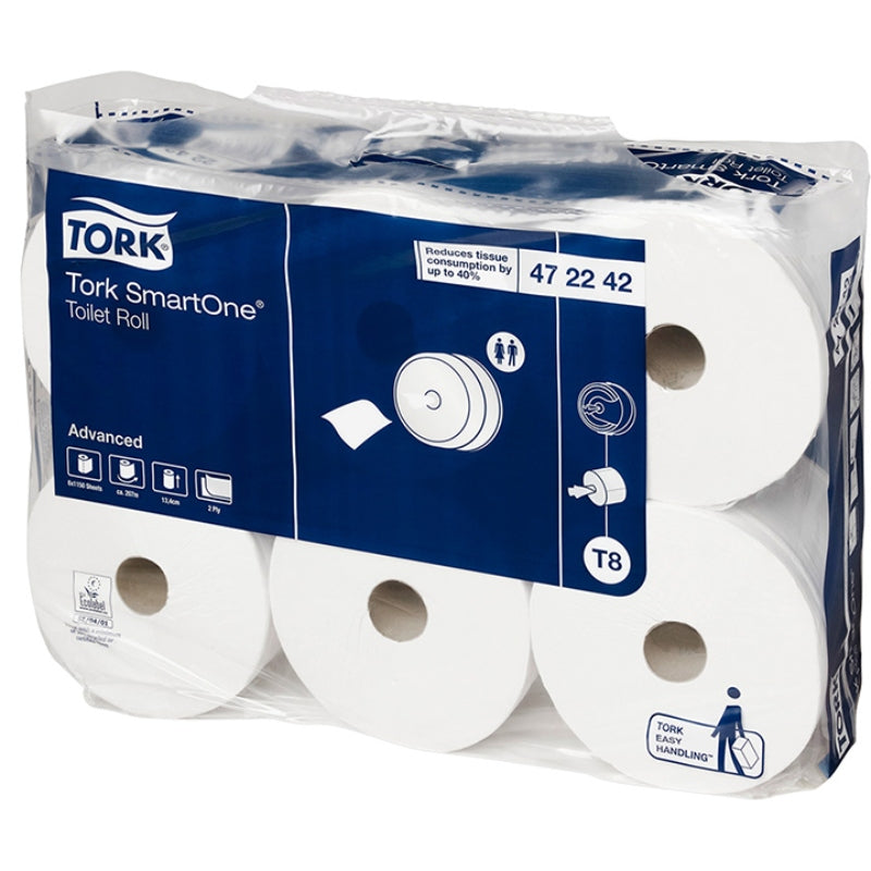 Smartone Tork Premium Toilet Paper - (6 Rolls x 207 meters)
