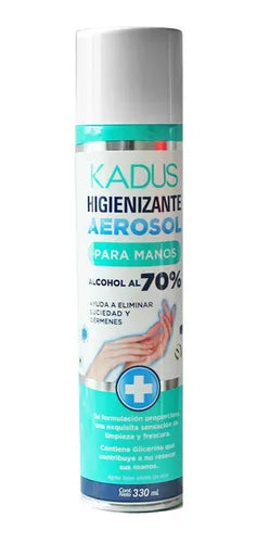 Alcohol Aerosol higienizate de manos  KADUS 330ml- (12 Unidades)