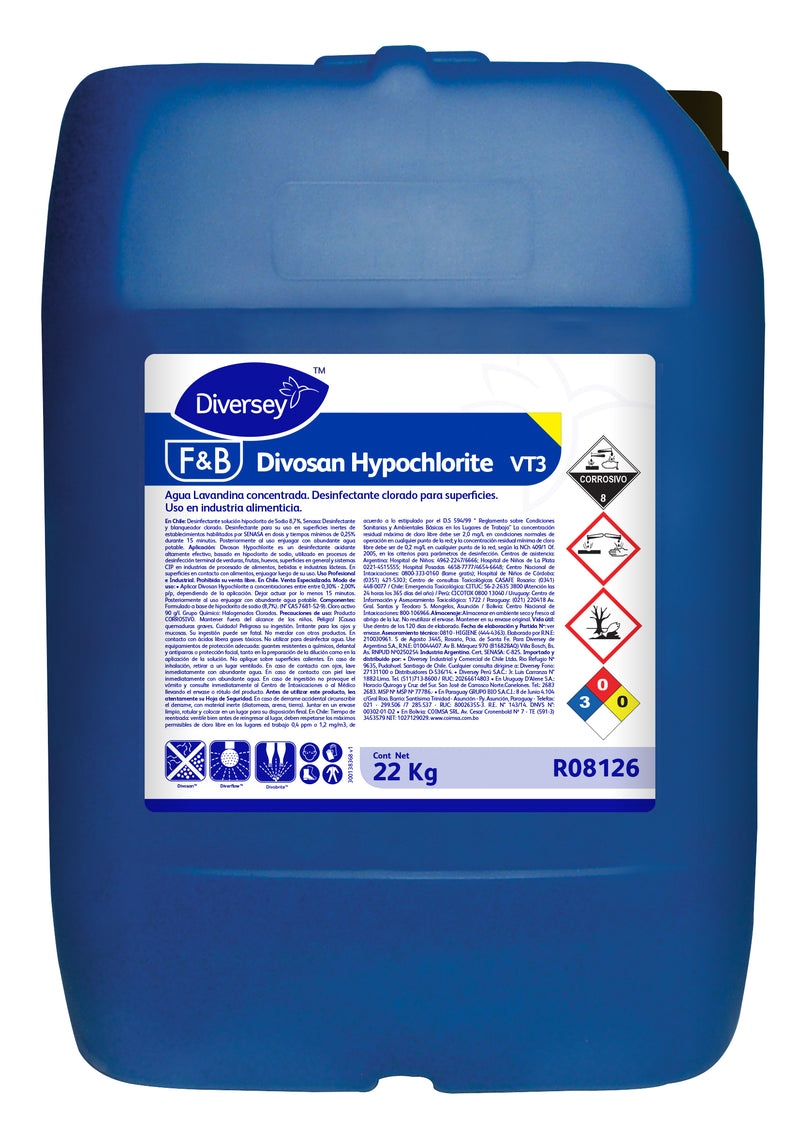 Divosan Hypochlorite Desinfectante  - (22Kg)