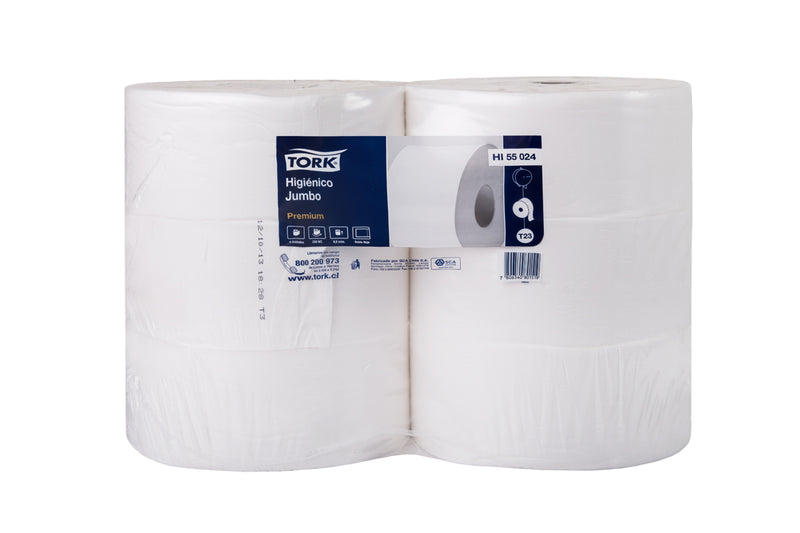 Tork Premium Jumbo Toilet Paper - (6 Rolls x 250 metres)