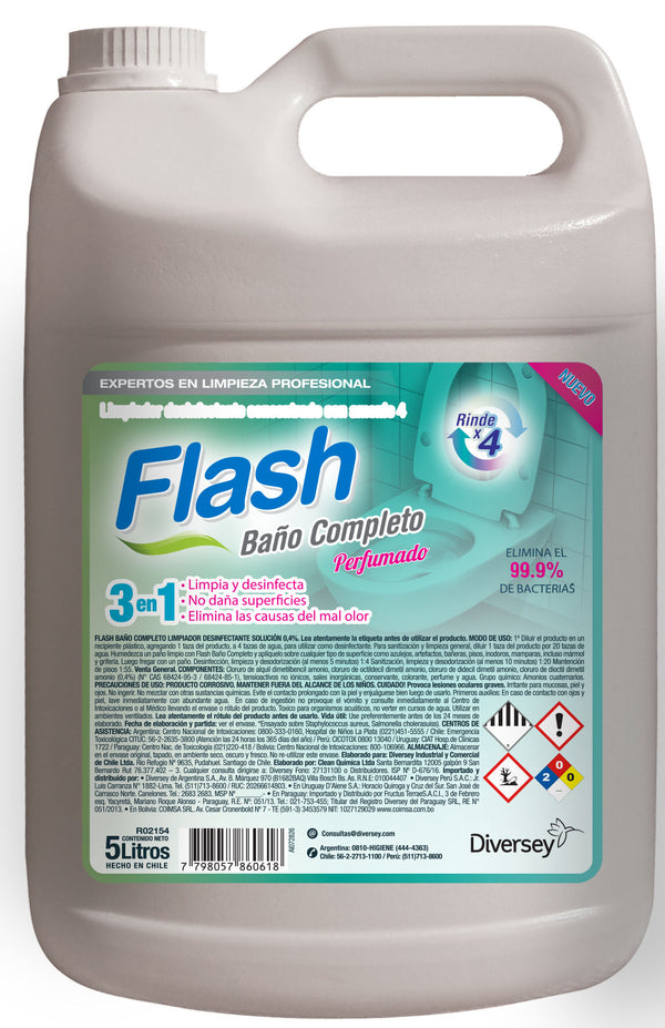 Complete Bathroom Flash Cleaner - (5 Lts)