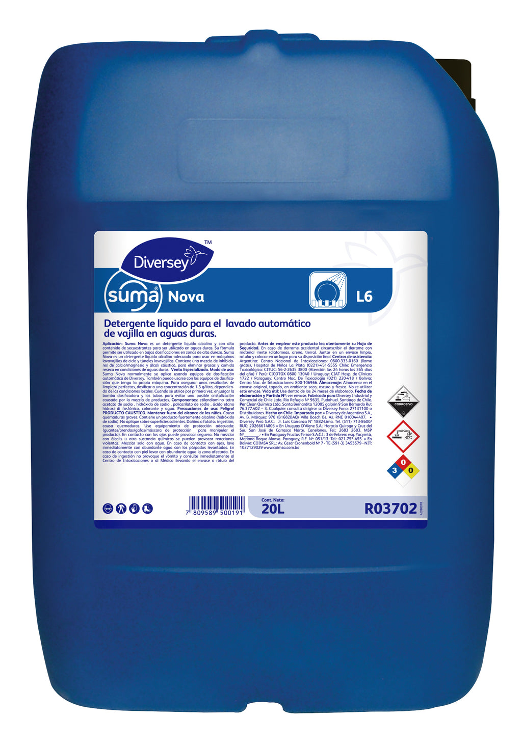Suma Nova-Detergente Lavavajillas  (20 L)