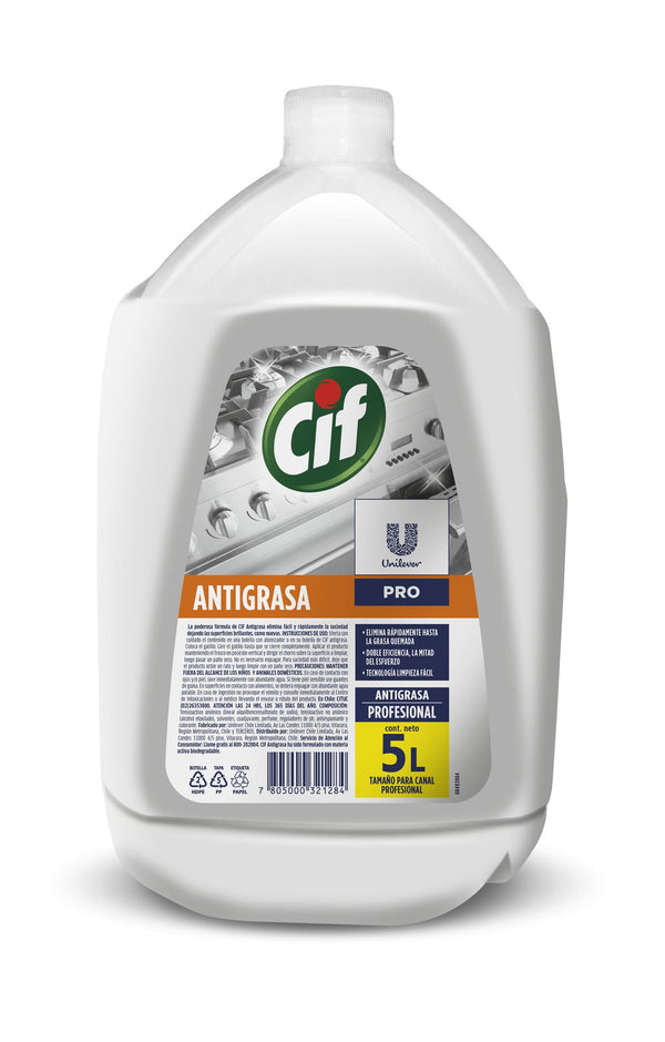 CIF Anti-grease Biodegradable Drum - (5Lts)