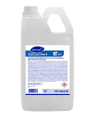 Alcohol Gel Antibacterial Soft Care Des E H5  (5L)