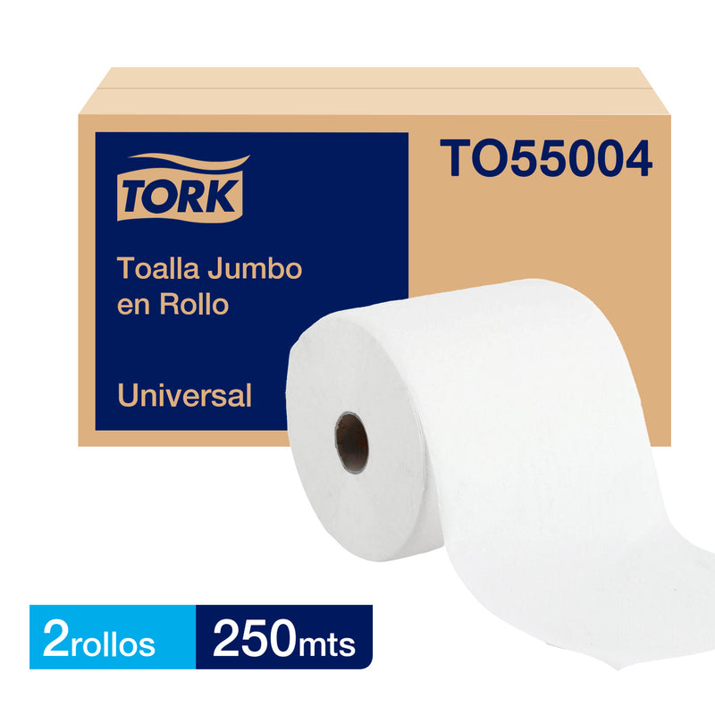 Tork Universal Jumbo Roll Towel - (2 Rolls x 250 metres)