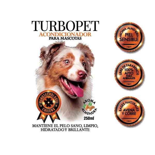 TurboPet Shampoo para mascotas (250mL)