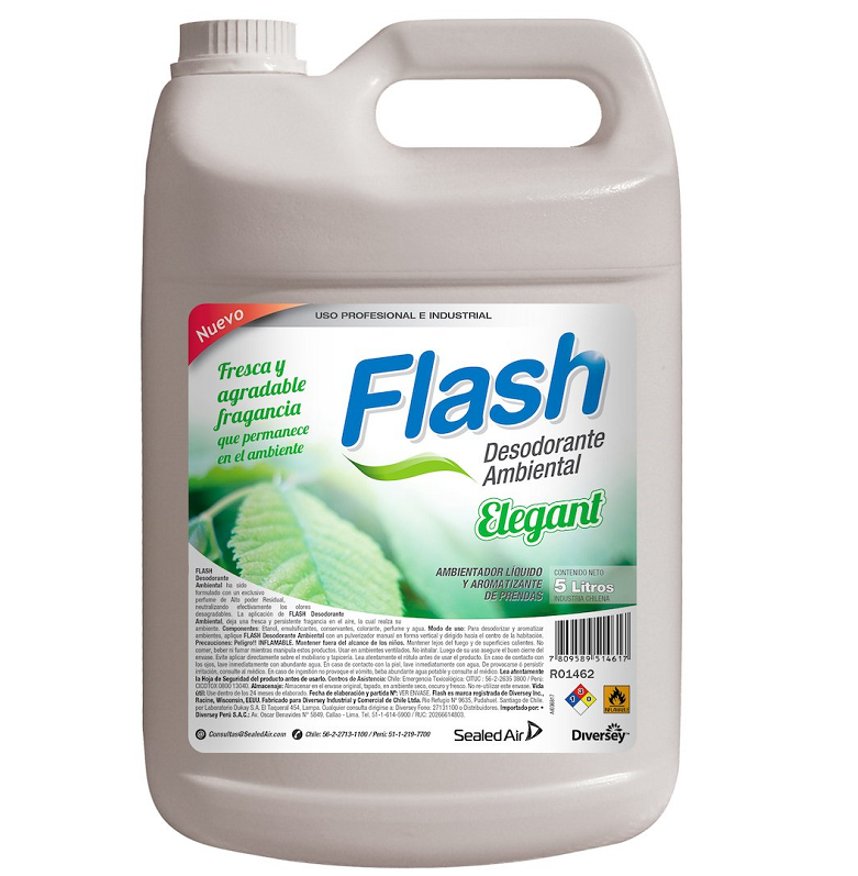 Flash Desodorante Ambiental Elegant - (5L)