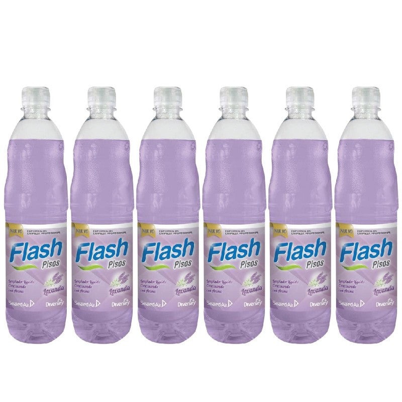 Lavender Flash Floor Cleaner - (6 x 900 ml)
