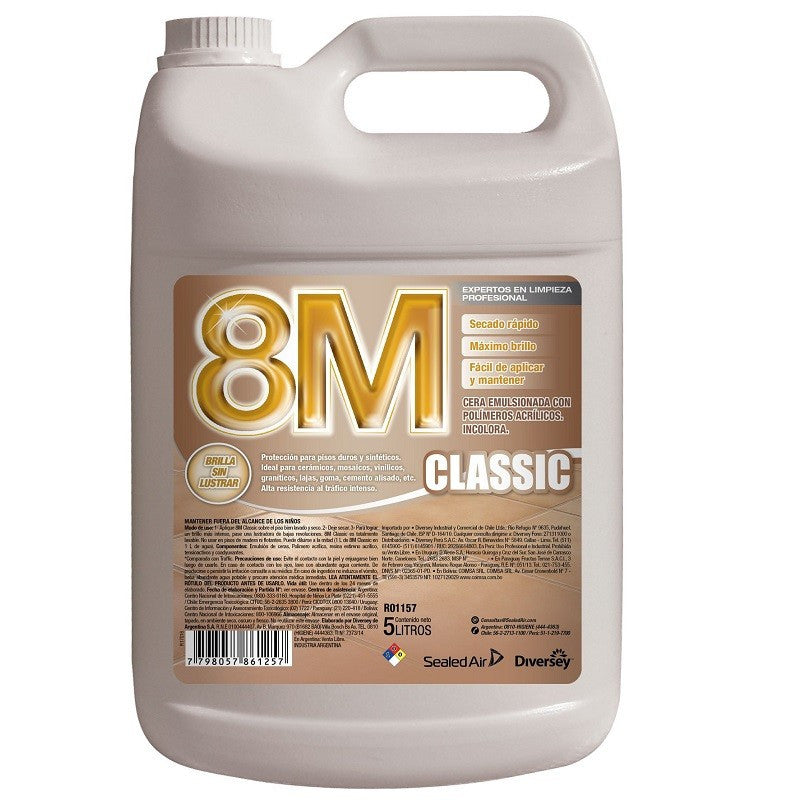 Cera lustrable 8M Classic - (5L)